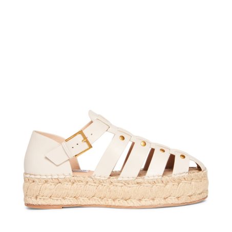 Sandalias de Plataforma Steve Madden Kilo Mujer Blancas | ES JB8S46